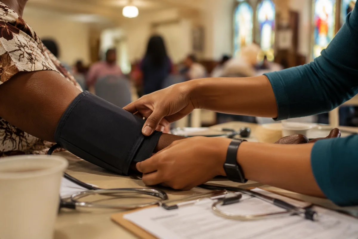 Church Free Blood Pressure Health Screening
