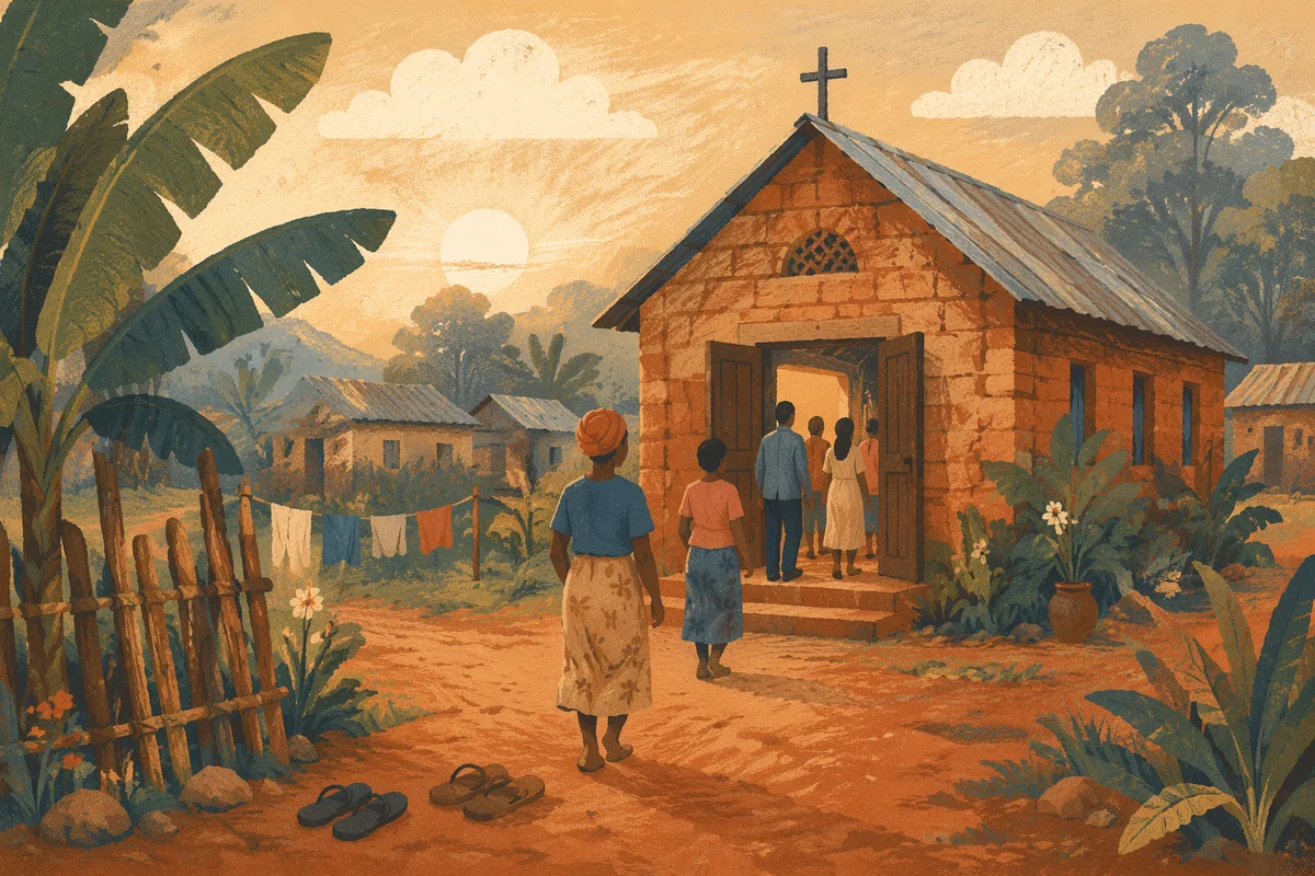 Humble Village Church at Morning Prayer