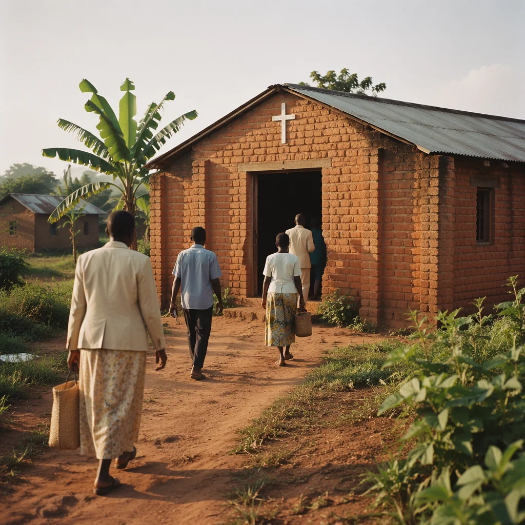 Morning Worship at a Village Church