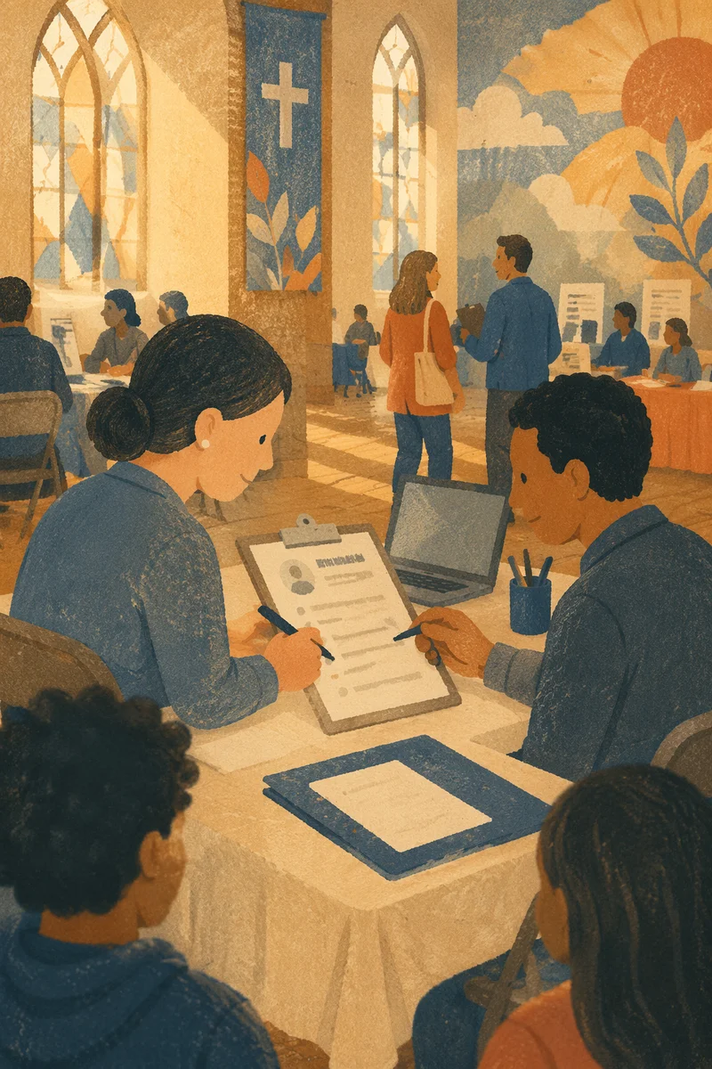 Church Community Job Fair Resume Guidance