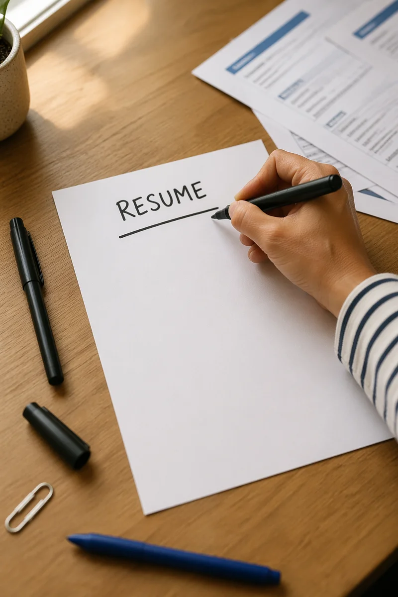 Church Job Fair Resume Help Table