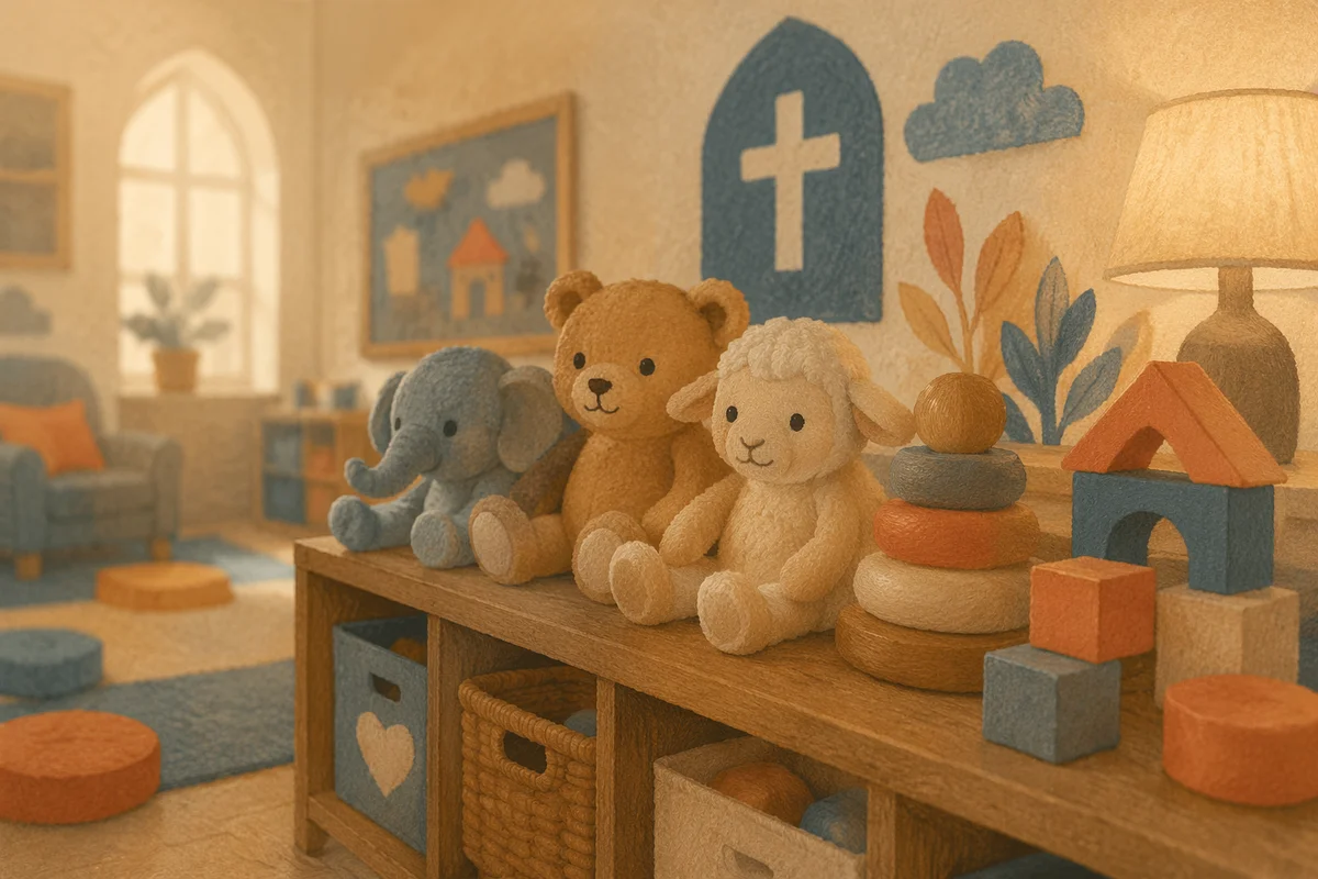 Soft Light Church Nursery Toys