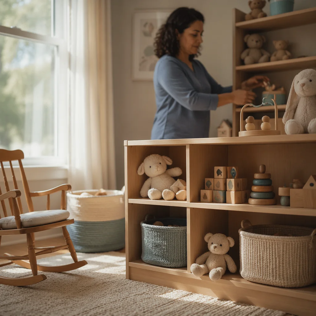 Peaceful Church Nursery with Soft Morning Light