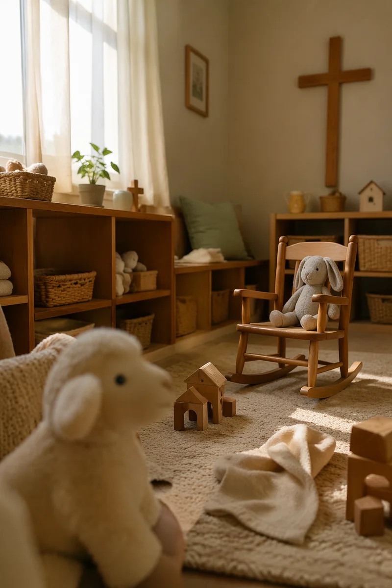 Soft Morning Light in Church Nursery