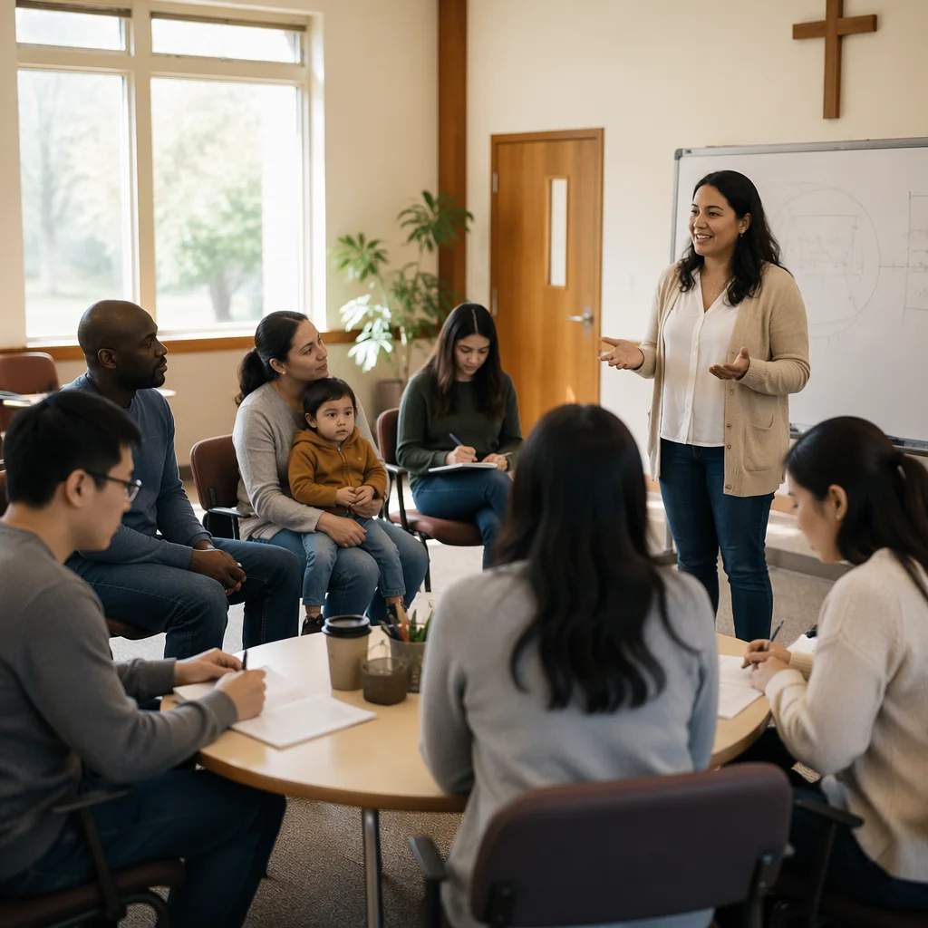 Community Parenting Workshop in Church Room