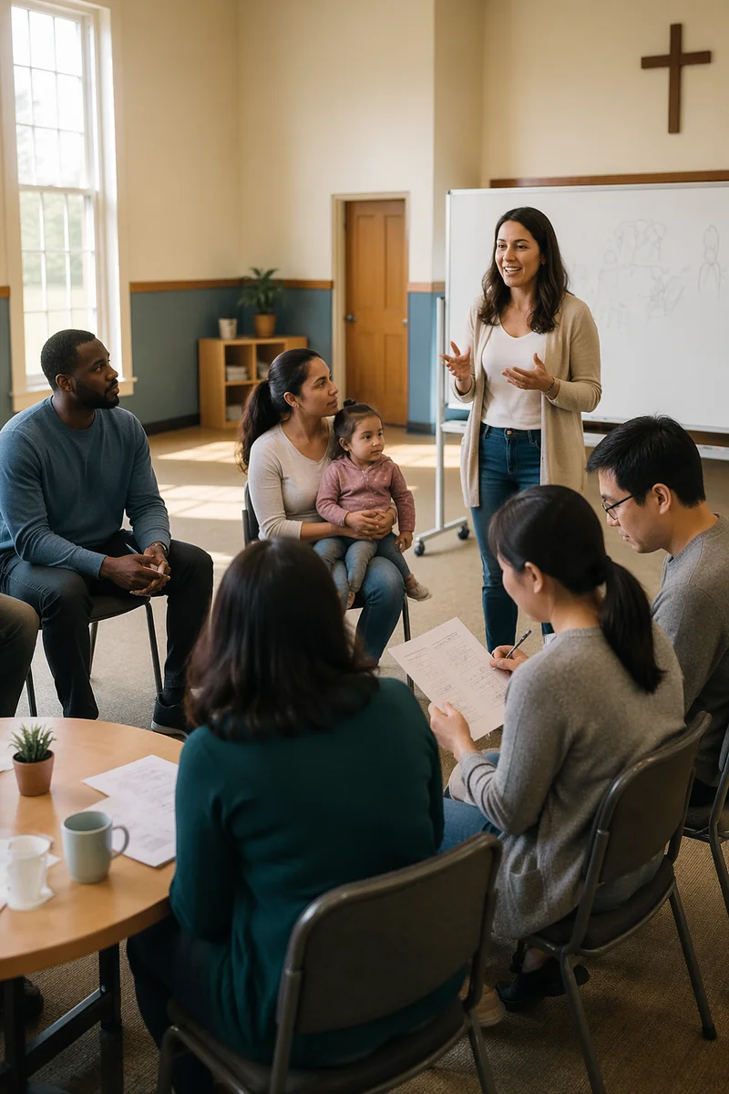 Parenting Workshop in Bright Church Room