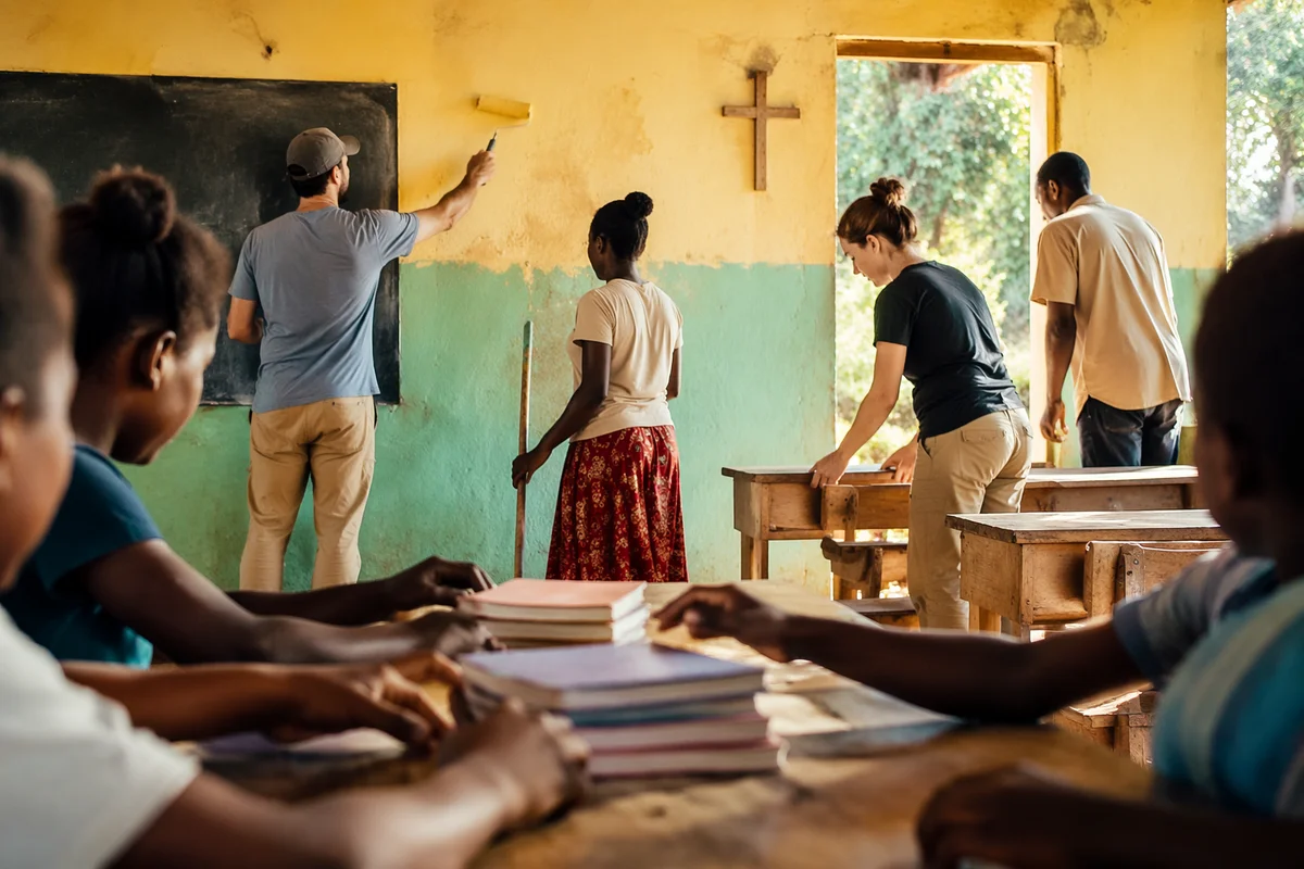 Church Partnership Serving a Rural School