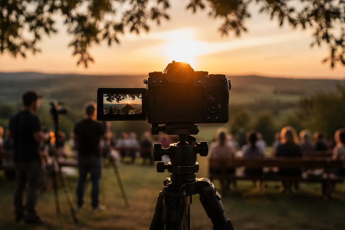 Church Photography Team at Sunset Gathering