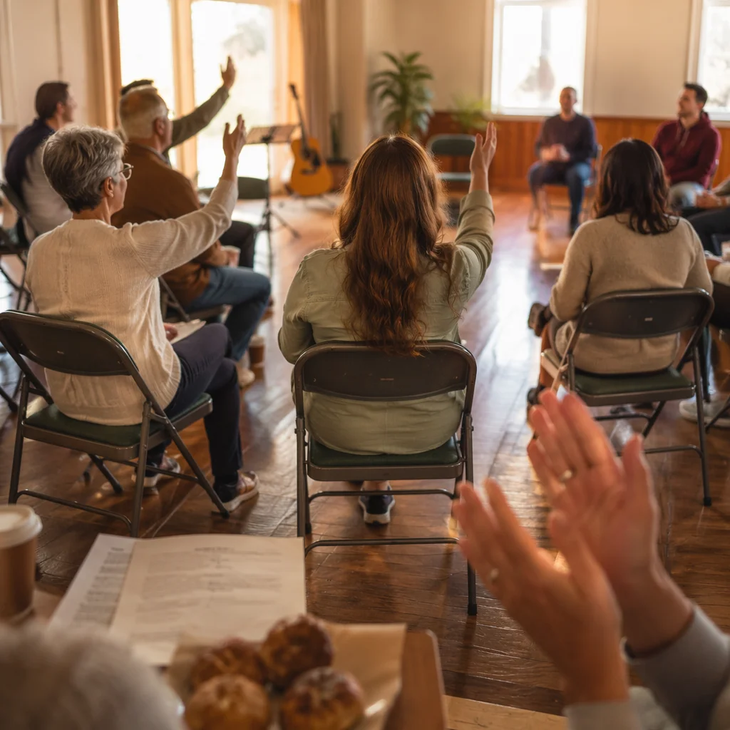 First Service Gathering at New Church Plant