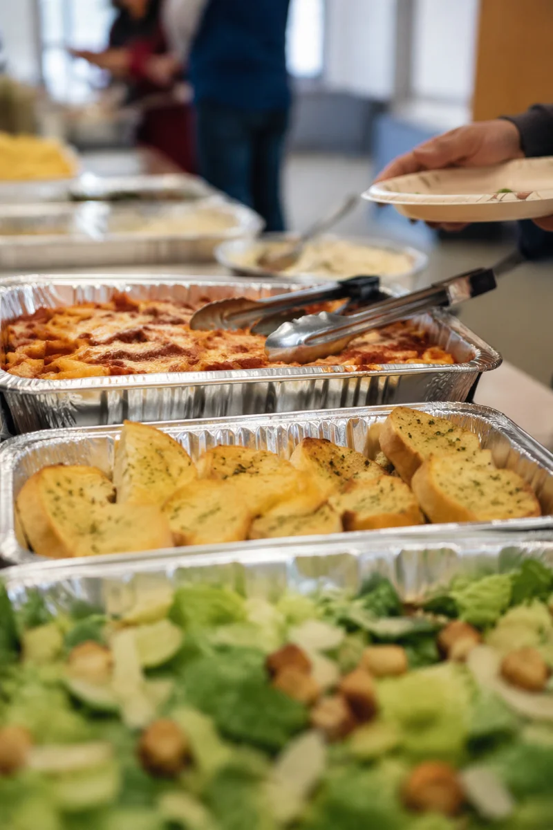Church Potluck Buffet Fellowship Dinner