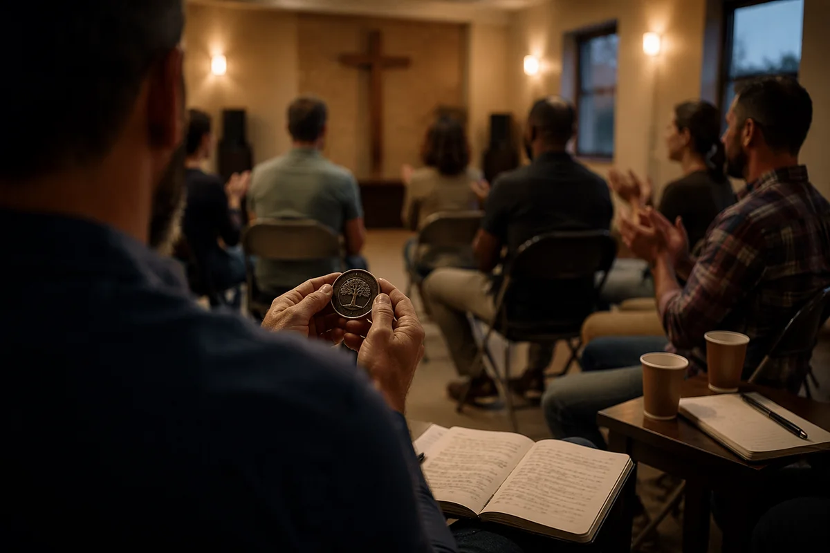 Celebrate Recovery Milestone in Church Fellowship Hall