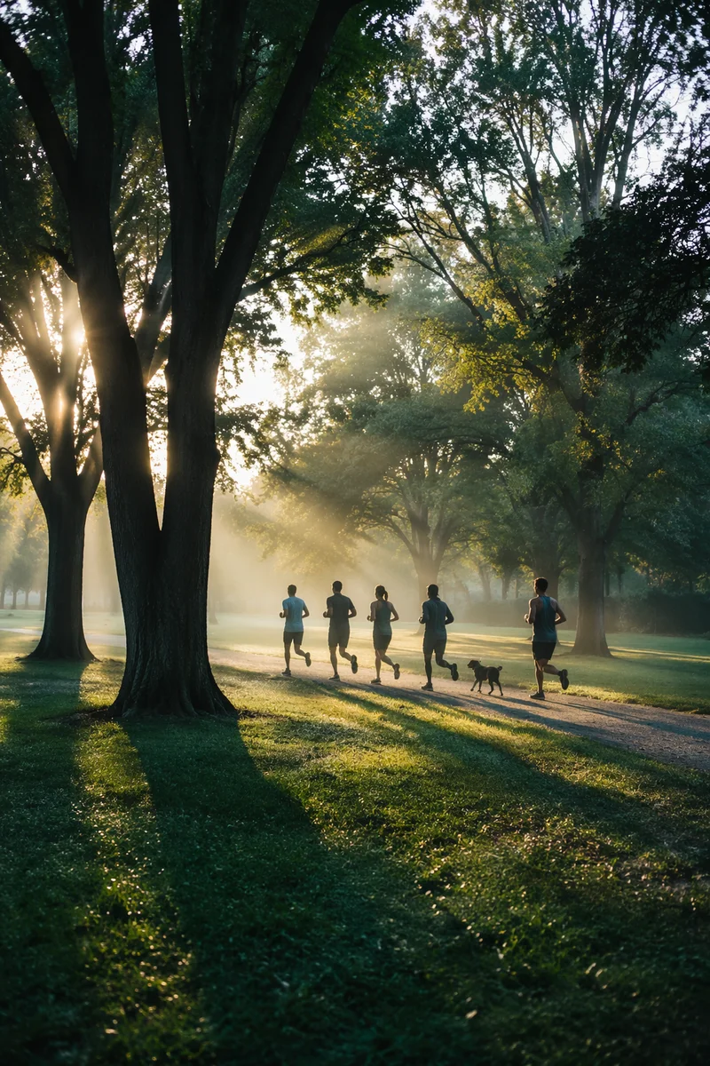 Church Running Group Morning Park Fellowship