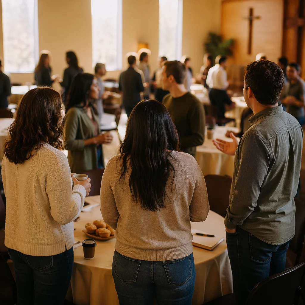 Welcoming Church Singles Fellowship Hall Gathering