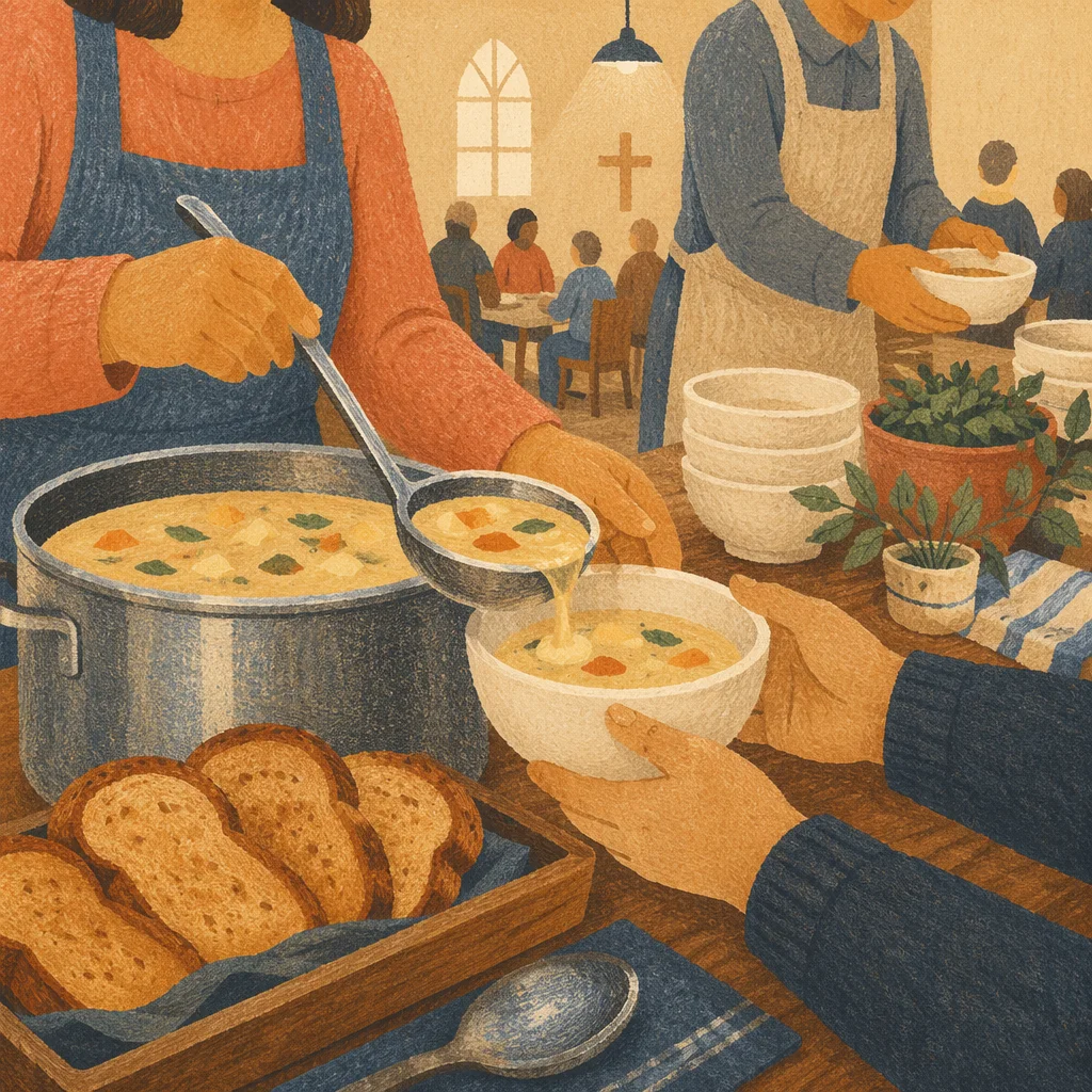 Church Soup Kitchen Warm Meal Service