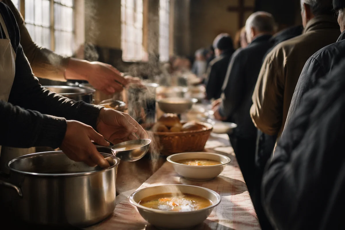 Church Soup Kitchen Warm Meal Service