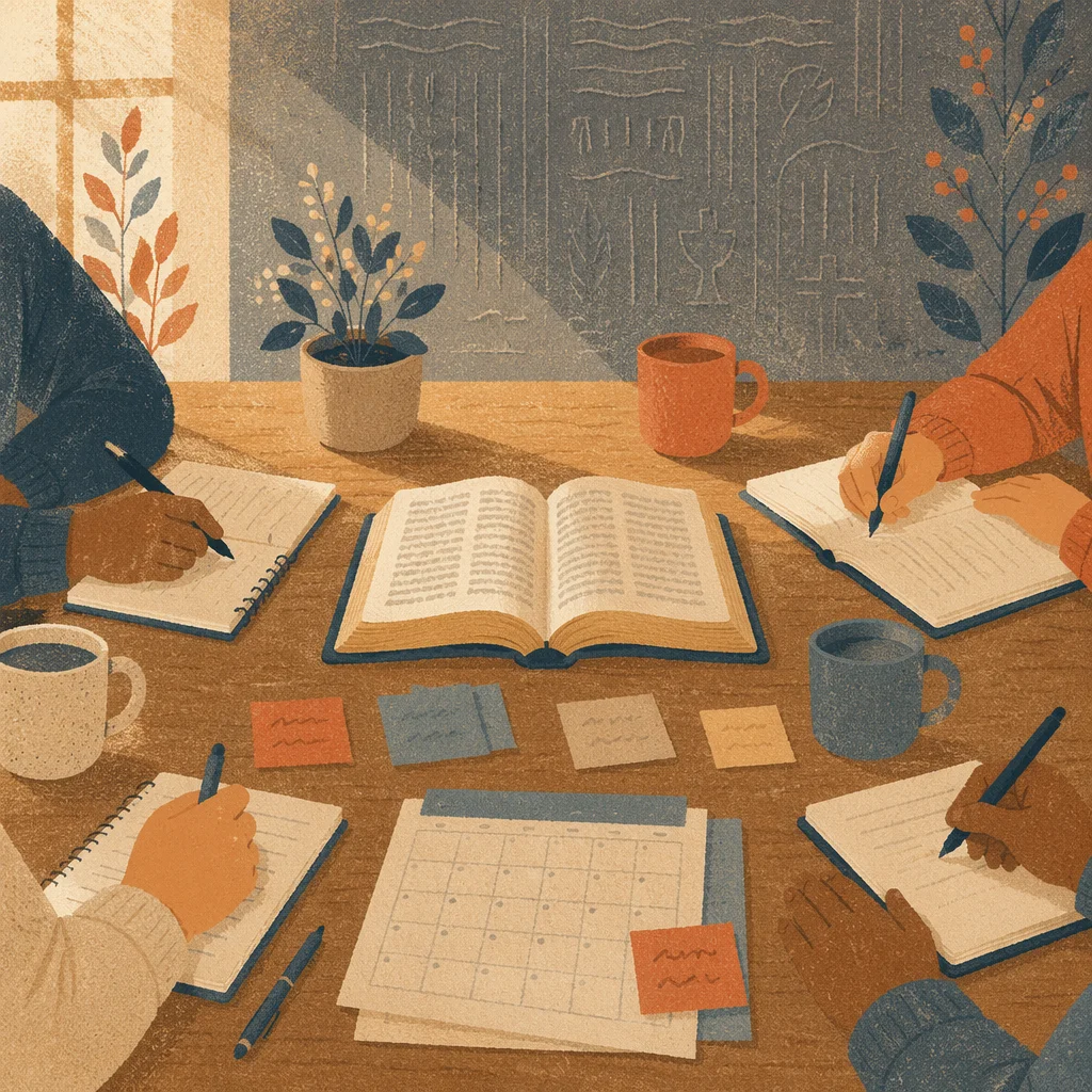 Church Staff Planning Meeting Table