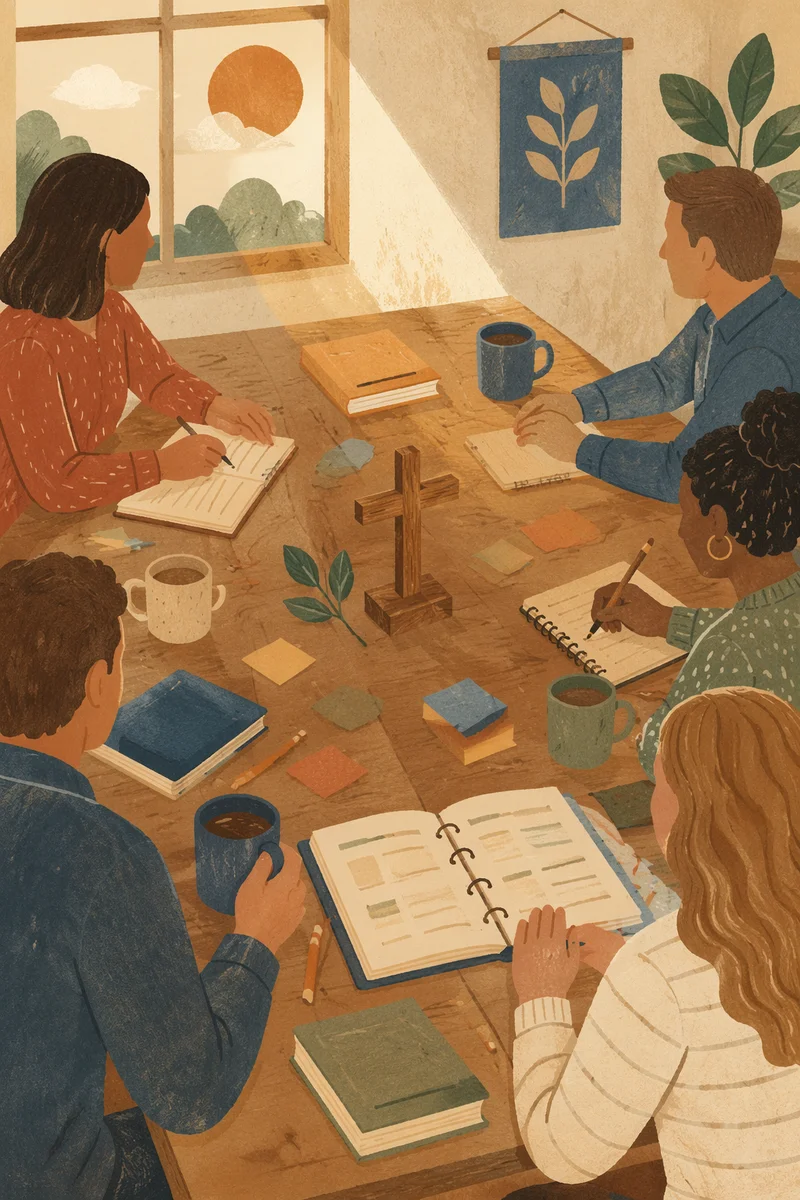 Church Staff Planning Meeting in Morning Light