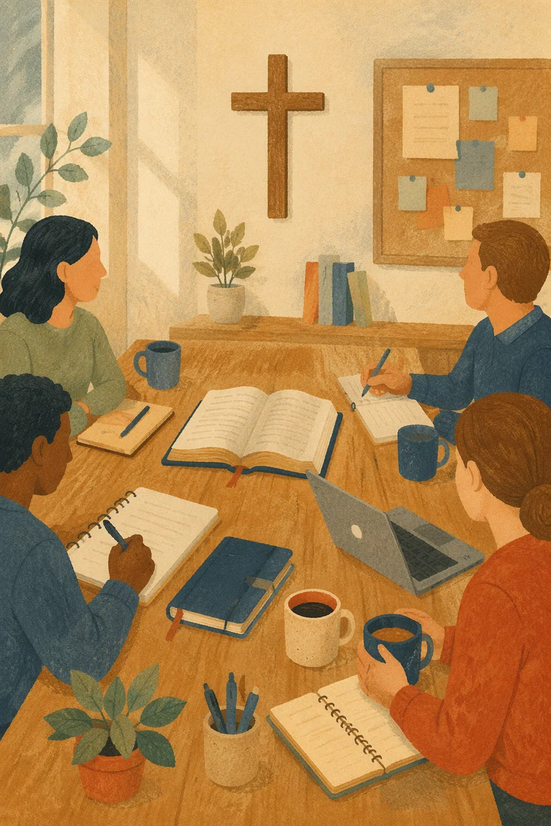 Peaceful Church Staff Planning Meeting