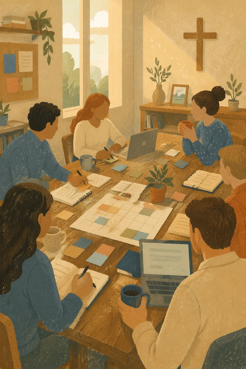 Prayerful Church Staff Planning Meeting