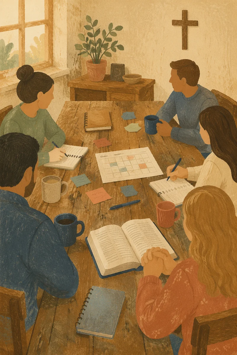 Prayerful Church Staff Planning Meeting