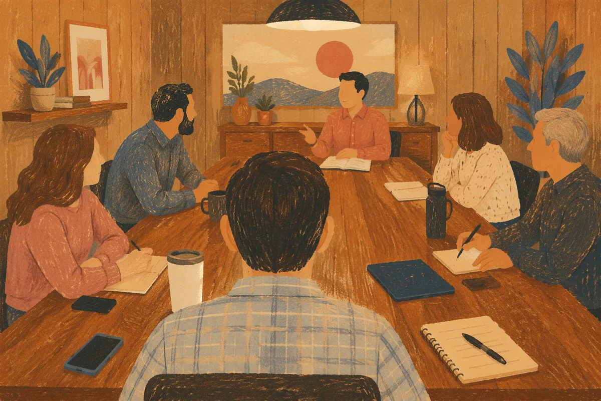 Warm Church Staff Planning Meeting