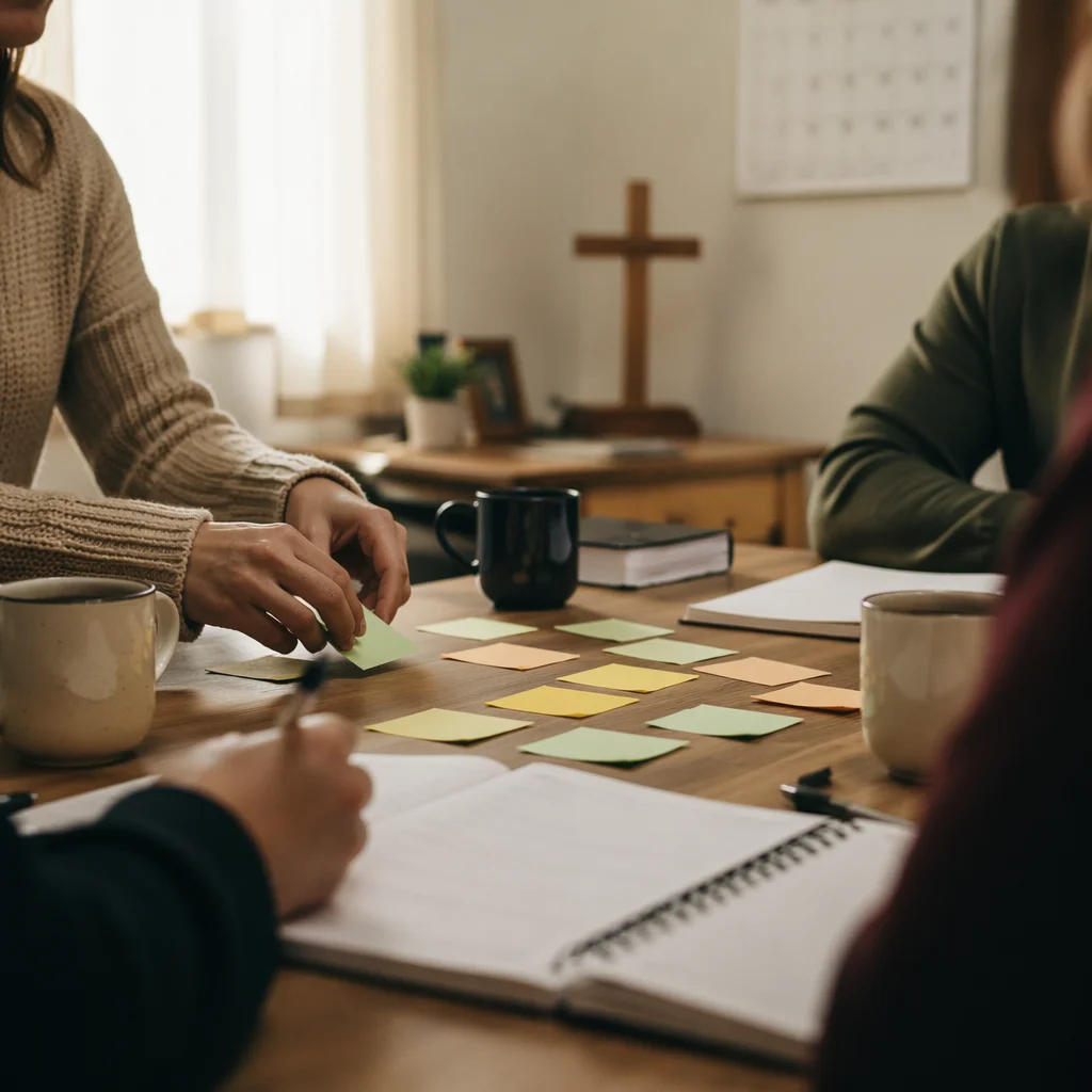 Church Staff Planning Meeting with Morning Light