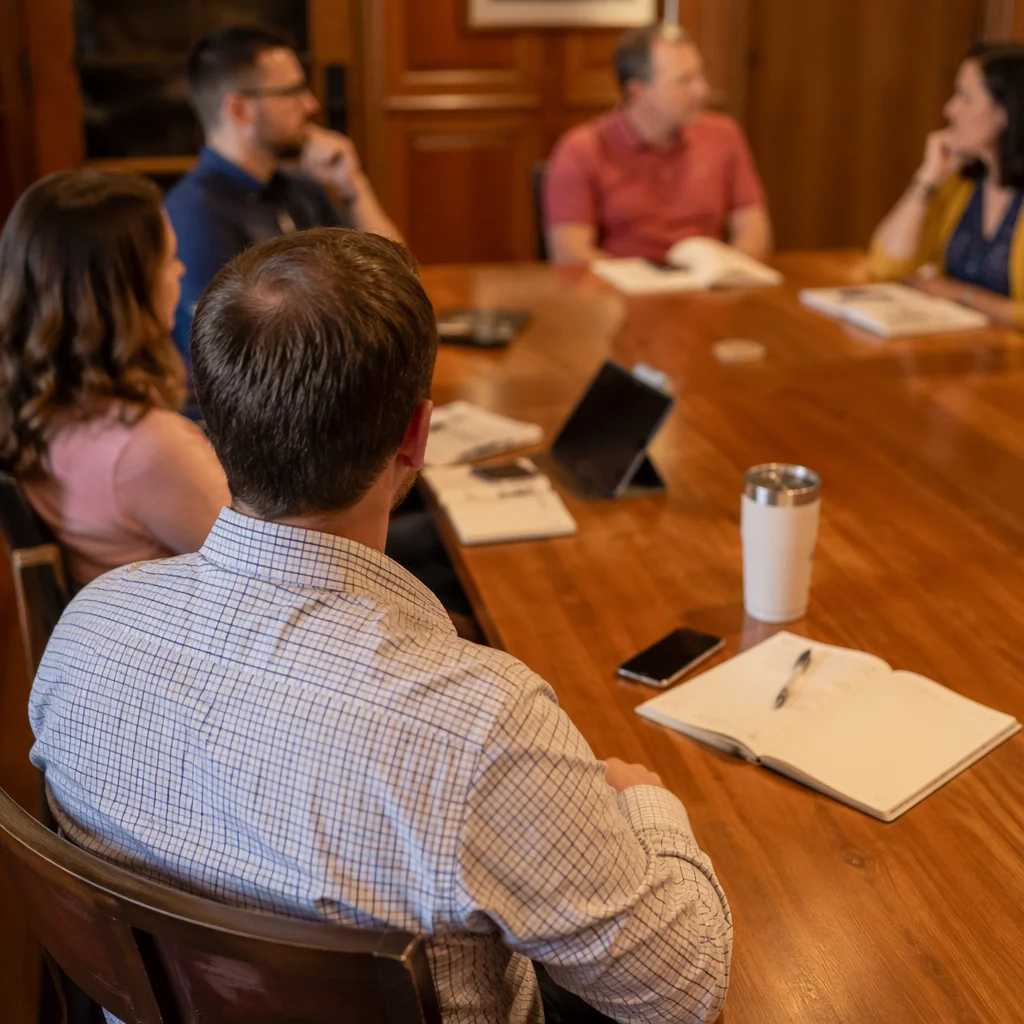 Warm Church Staff Planning Meeting