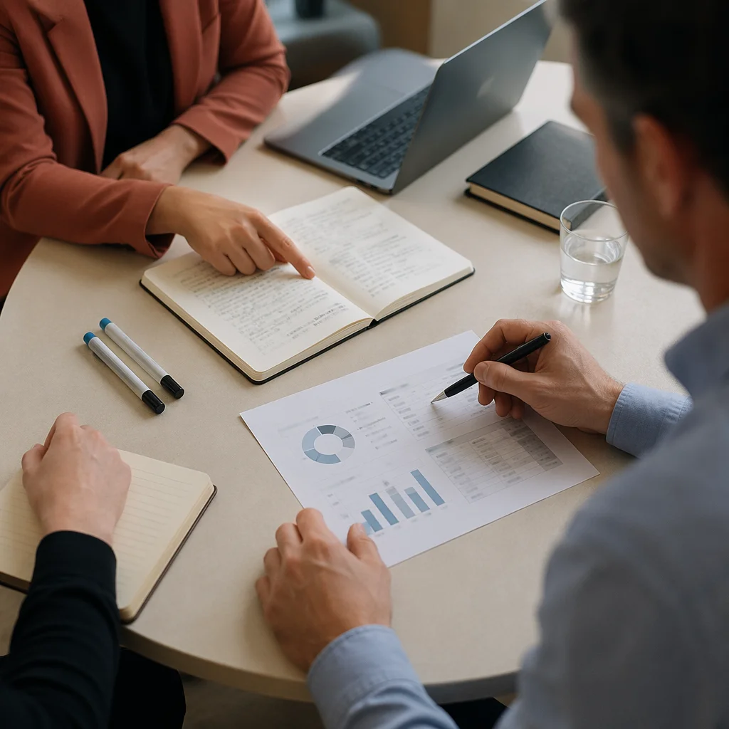 Church Staff Planning Meeting at Round Table