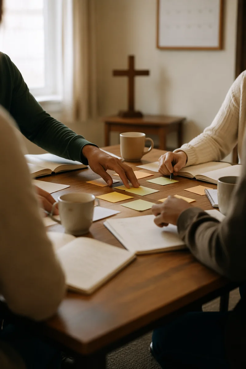 Church Staff Planning Meeting with Morning Light
