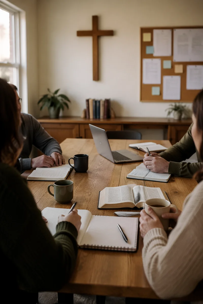 Peaceful Church Staff Planning Meeting