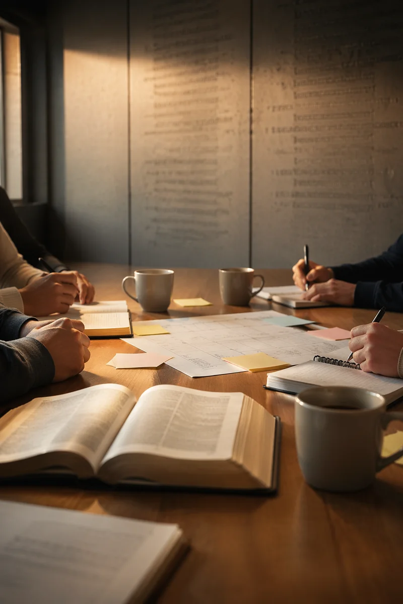 Quiet Church Staff Planning Meeting
