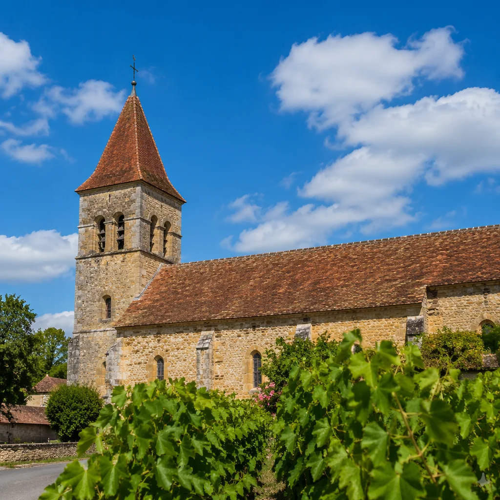 Historic Church Steeple Under Blue Sky