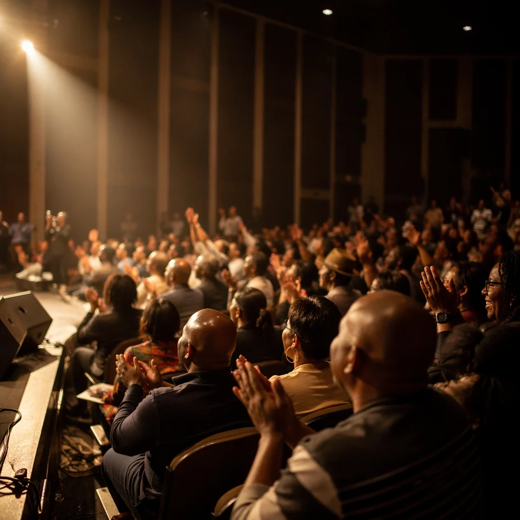 Joyful Church Talent Show Audience Scene