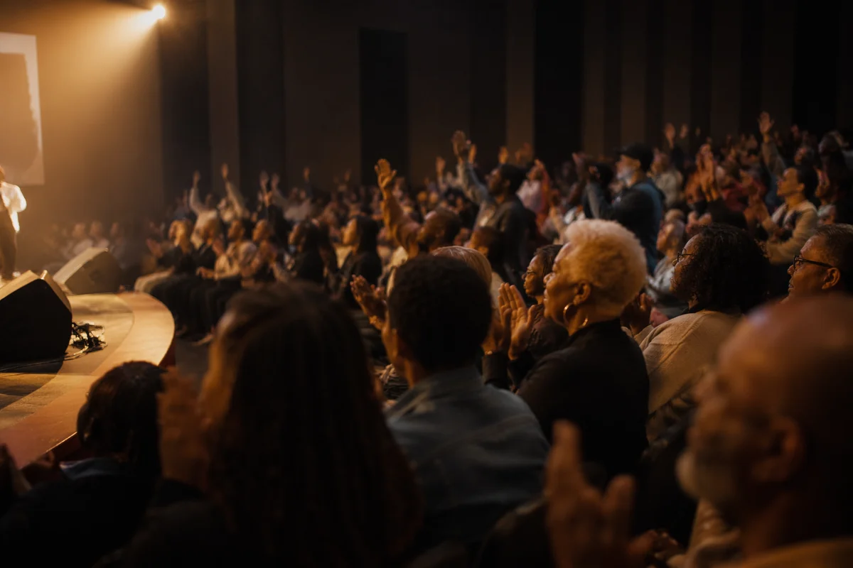 Joyful Church Talent Show Audience Stage View