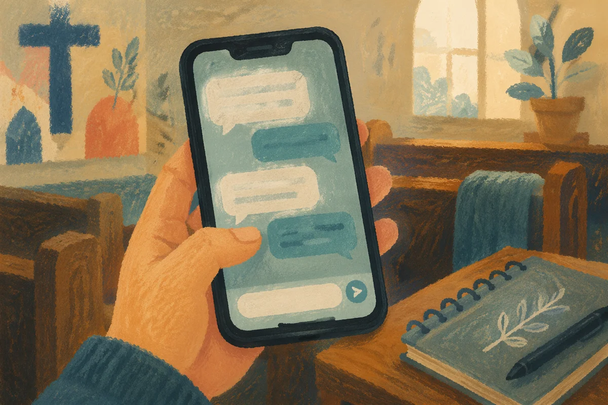 Sending a Church Prayer Request Message