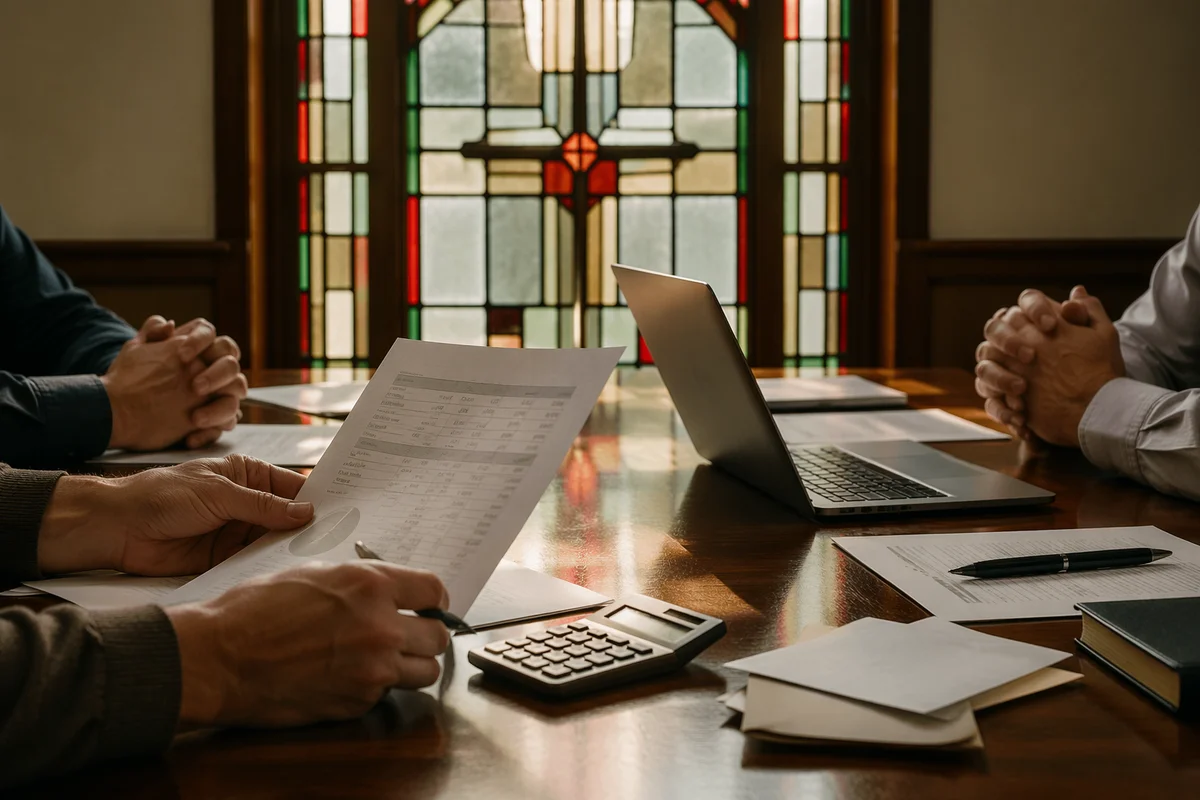 Church Treasurer Stewardship Budget Meeting