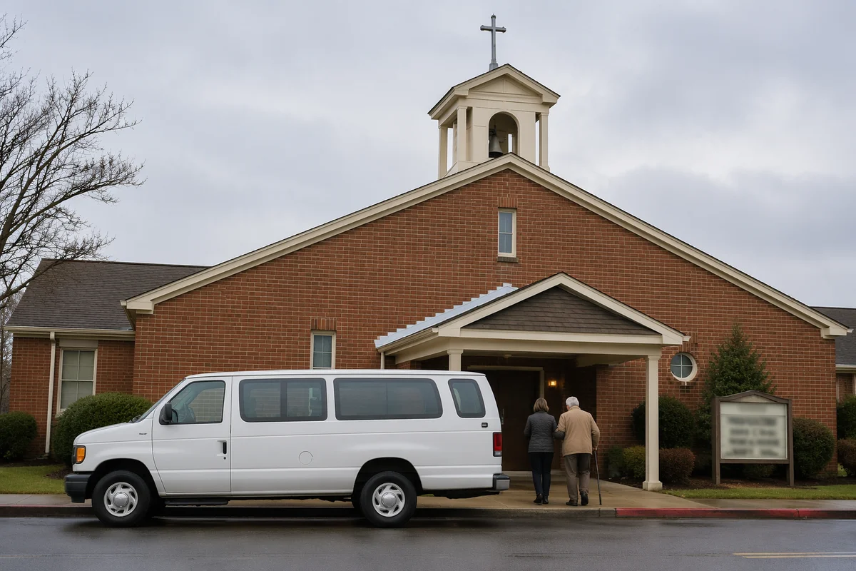 Church Van Pickup for Elderly Members