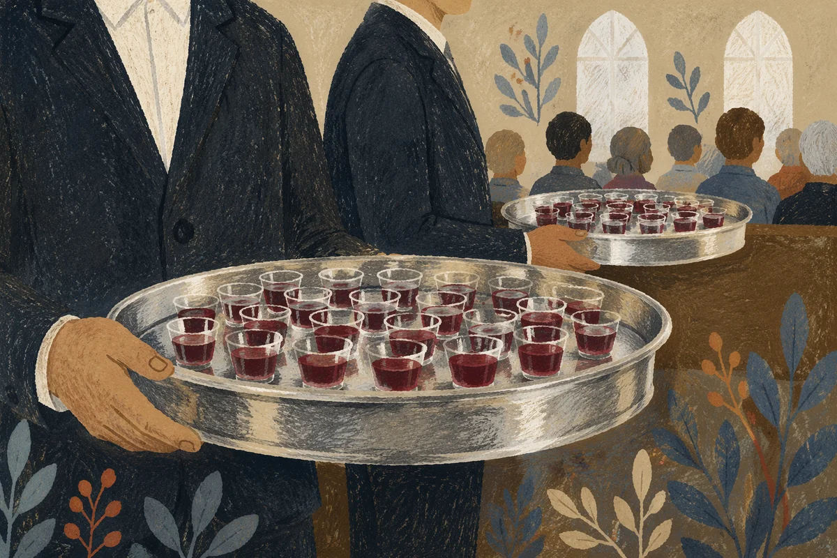 Communion Trays with Individual Cups