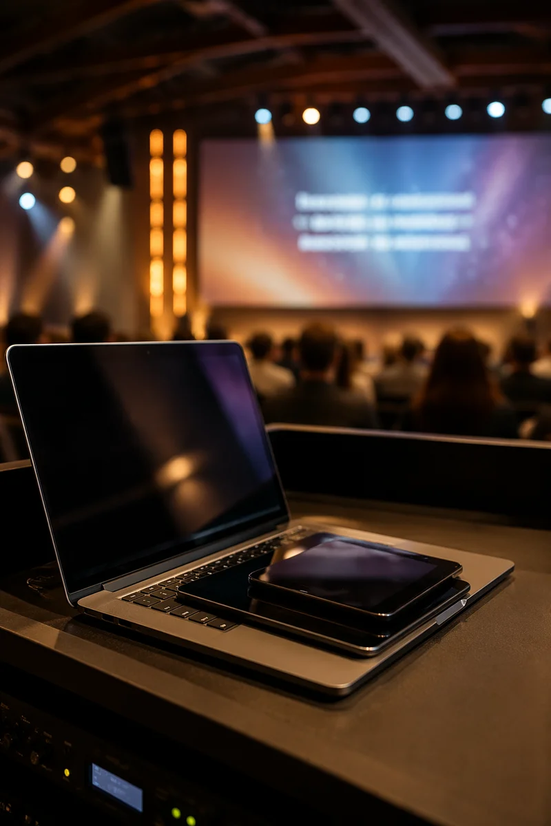 Contemporary Worship Media Booth Setup