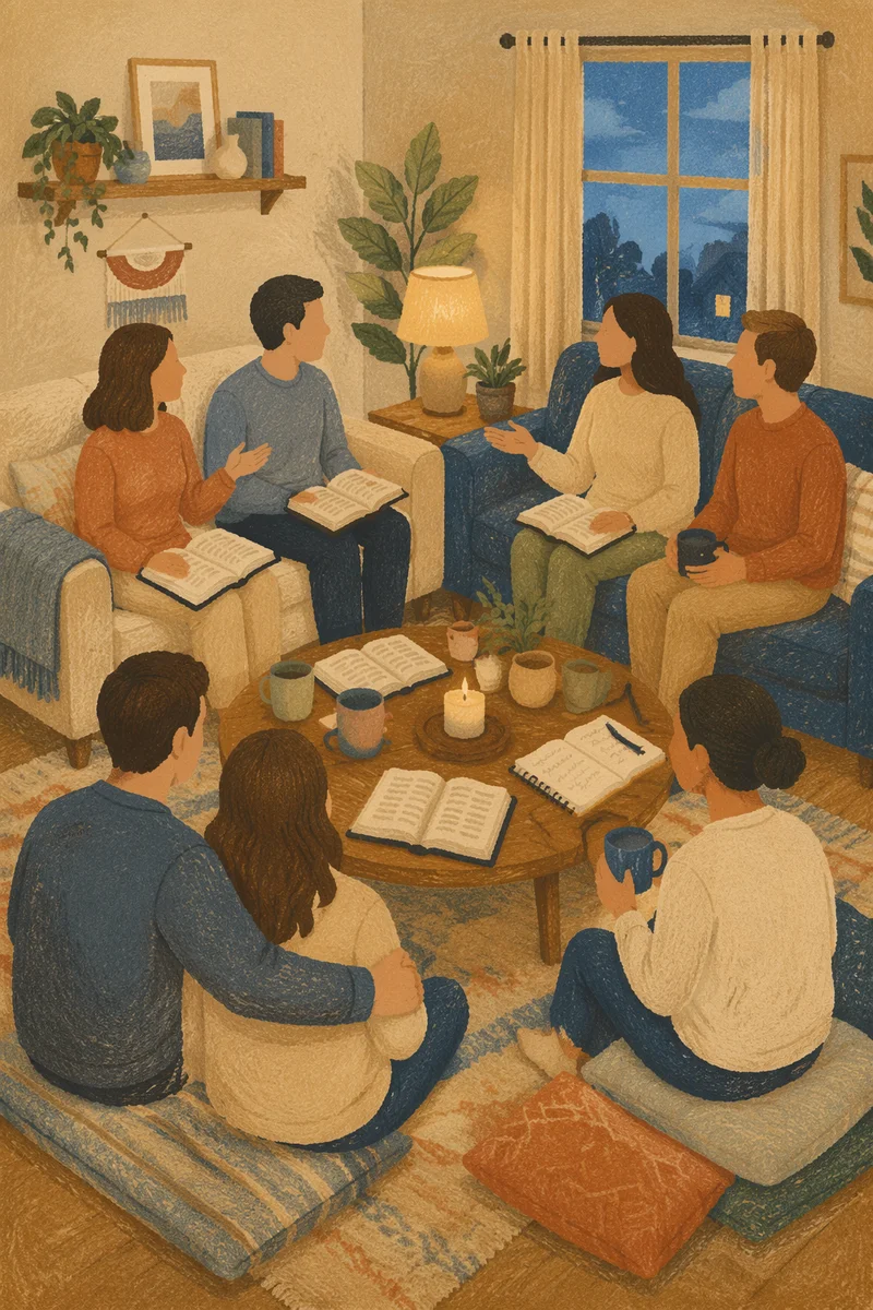 Couples Bible Study in Cozy Home