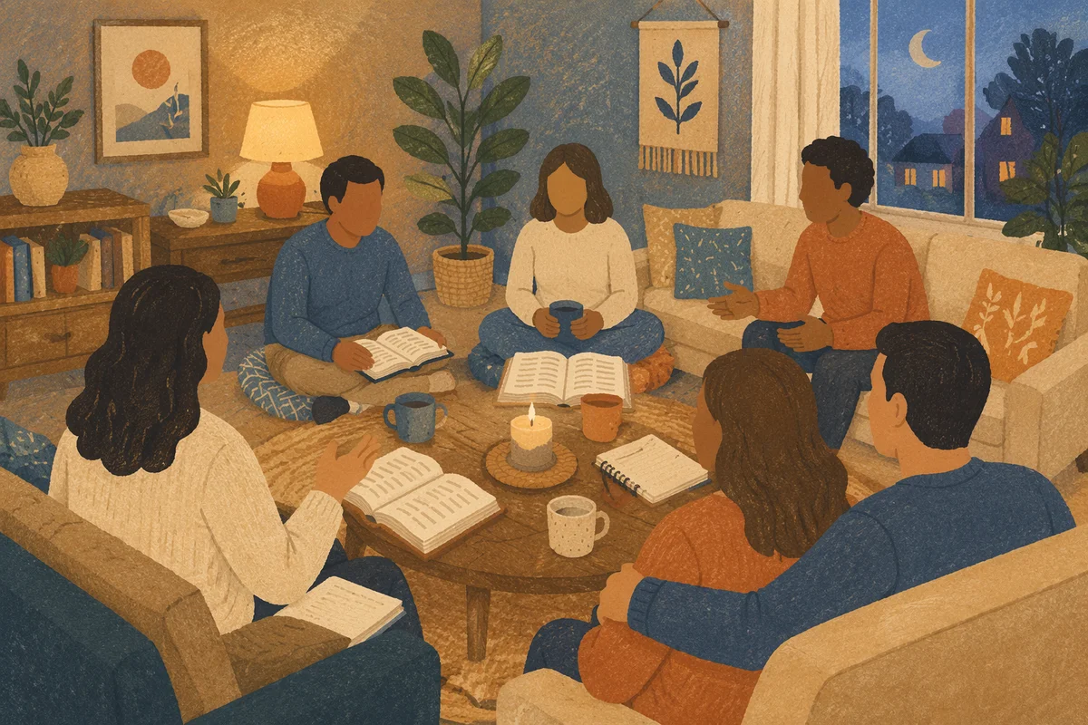 Cozy Couples Bible Study at Home