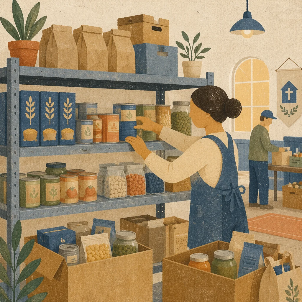 Organized Church Food Pantry Donations