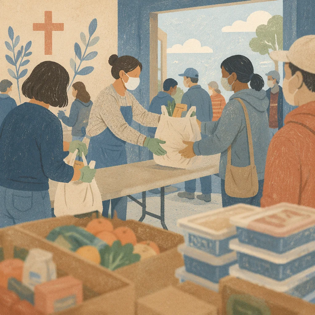 Helping Hands at Church Food Outreach