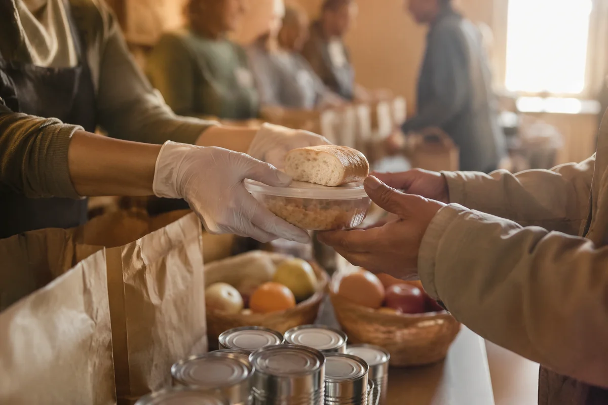 Church Food Outreach Hands Sharing Meals