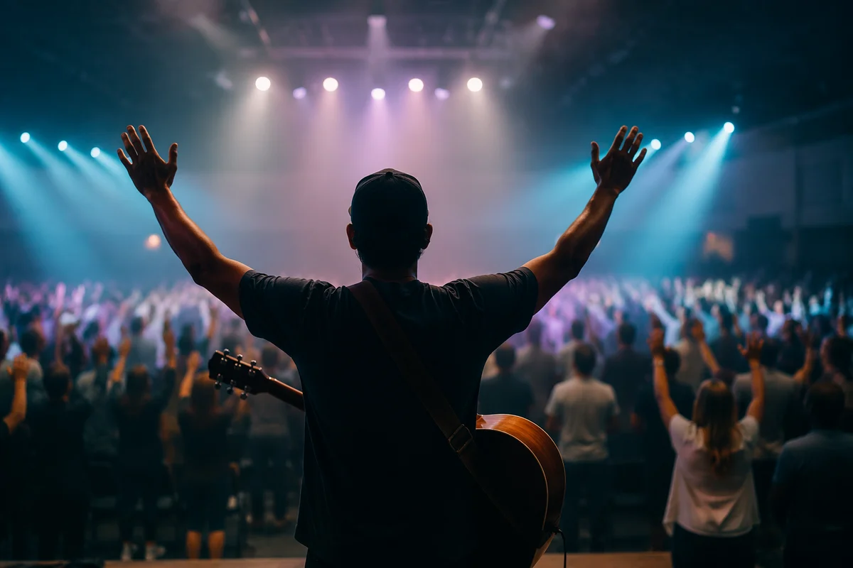 Raised Hands Worship Concert in Church