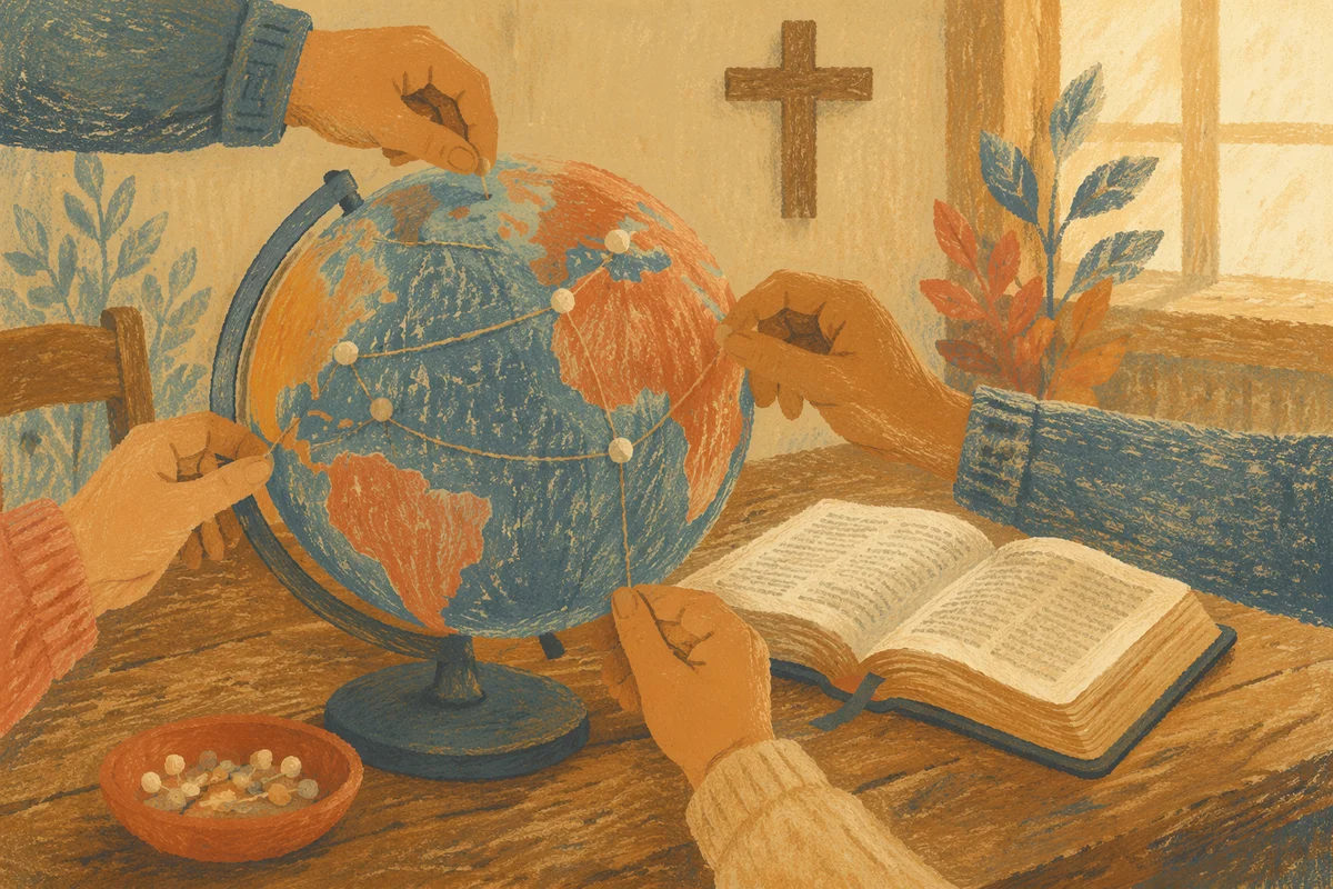Global Missions Planning with Bible and Globe