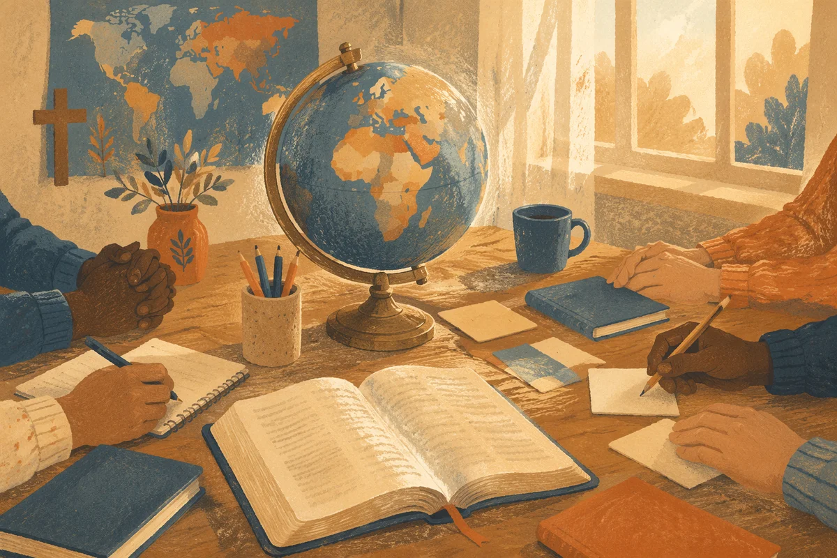 Global Missions Planning With Bible and Globe
