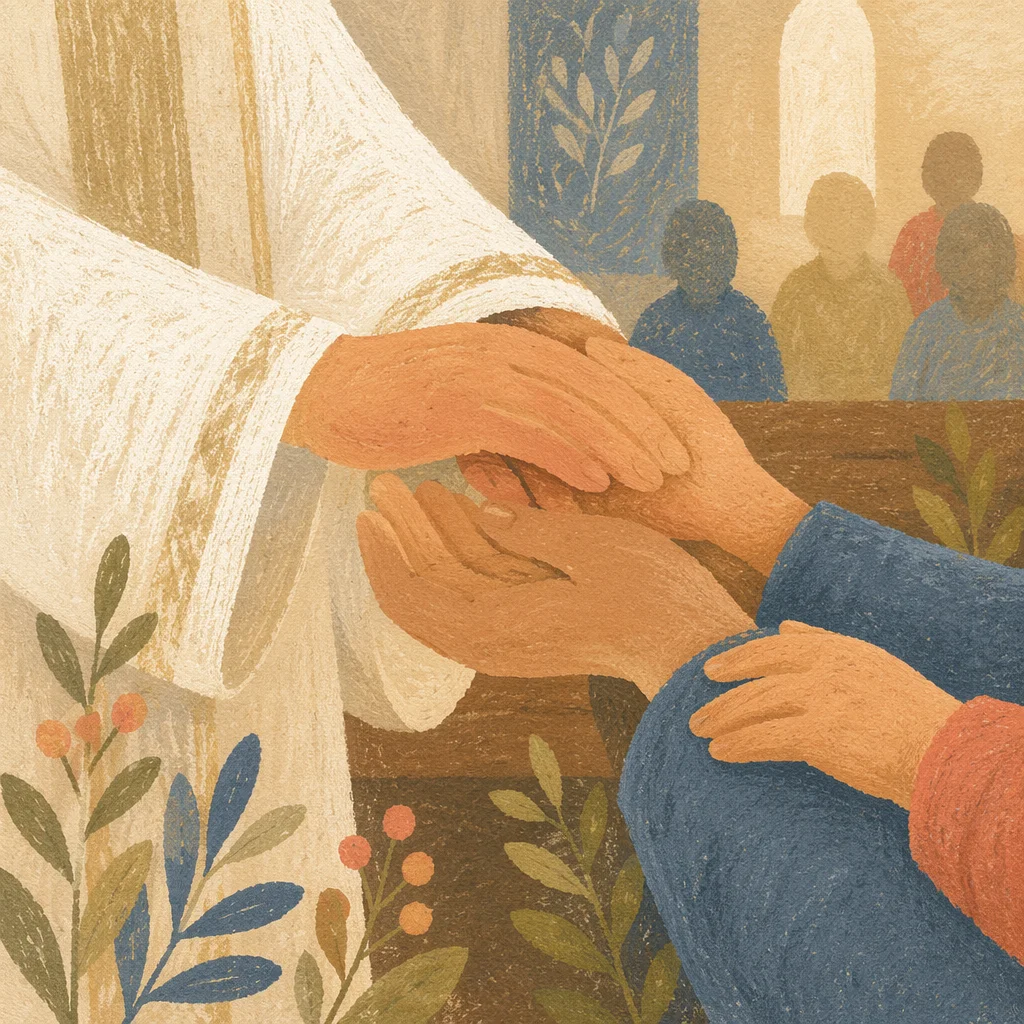 Laying Hands Prayer Ministry Blessing