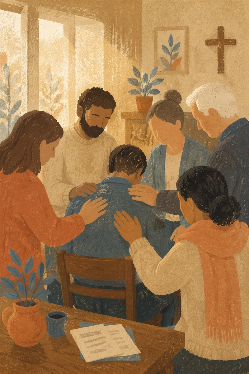 Gentle Laying on Hands Prayer Circle