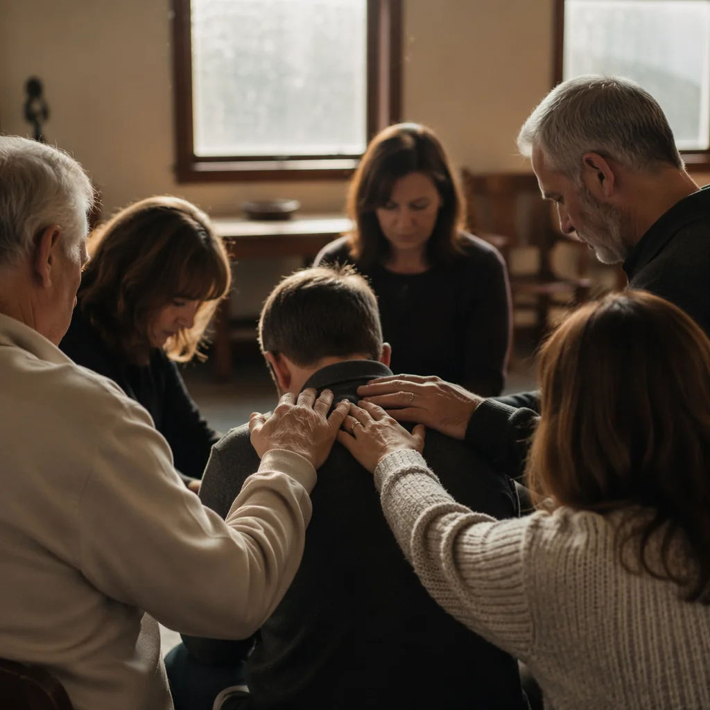 Laying Hands Prayer Ministry in Chapel